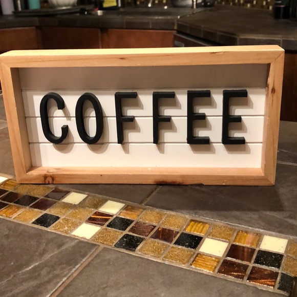 New COFFEE Marquis sign